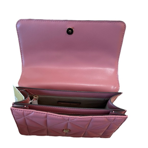 Michael Kors Abbott Rose Quilted Shoulder Bag - NWT, Luxury Design - Picture 8 of 12